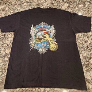 Myrtle Beach Motorcycle Bike Week 2013 Adult T-Shirt Size XL Cotton Black 73rd